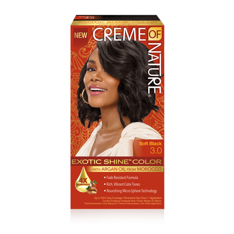 Creme of Nature Gel Col With Argan Oil 3.00 Soft Black