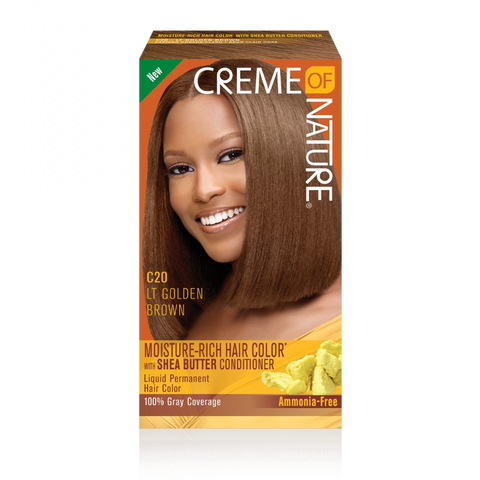 Creme of Nature Liquid Hair Color C20 Light Golden Brown