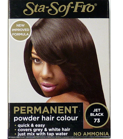 Sta Sof Fro Powder Dye Jet Black New Formula 8grm