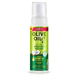 ORS OLIVE OIL HOLD AND SHINE WRAP SET MOUSSE WITH COCONUT OIL 207ml